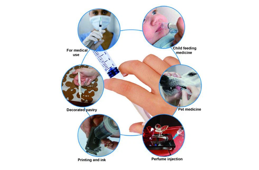 Disposable Sterile Syringe with Needle